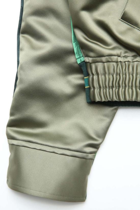  메종 미하라 야스히로 자켓 양쪽 프런트 새틴 재킷 카키 - MAISON MIHARA YASUHIRO