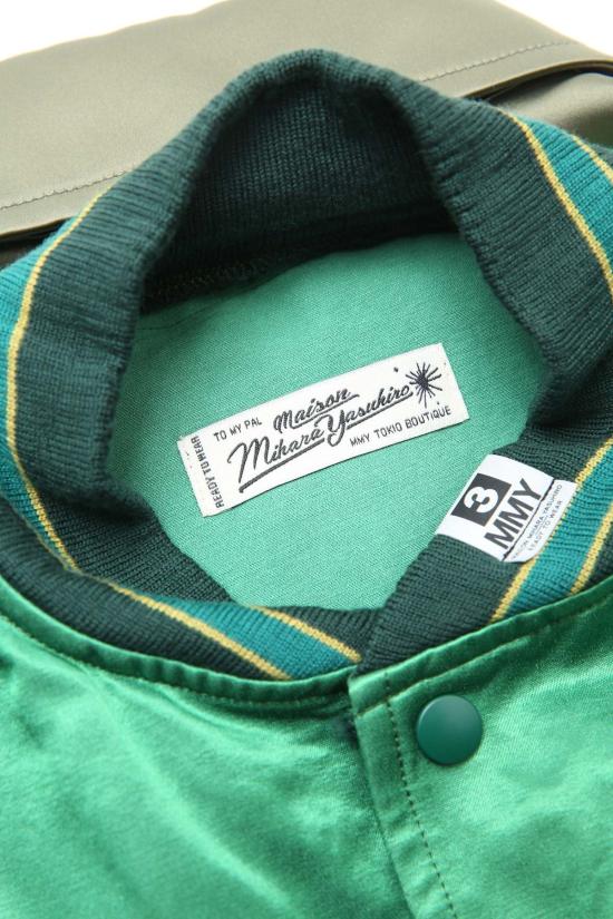  메종 미하라 야스히로 자켓 양쪽 프런트 새틴 재킷 카키 - MAISON MIHARA YASUHIRO