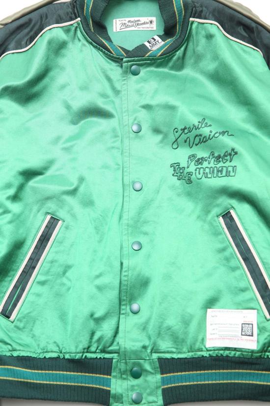  메종 미하라 야스히로 자켓 양쪽 프런트 새틴 재킷 카키 - MAISON MIHARA YASUHIRO