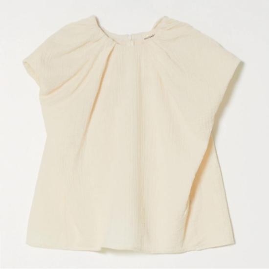  아뜰리에 델핀 블라우스 Atelier Delphine Cacie Top Kinari/Black - ATELIER DELPHINE