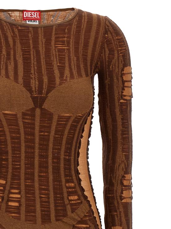 25SS 디젤 롱 원피스 A181250BJBI7DG Brown - DIESEL