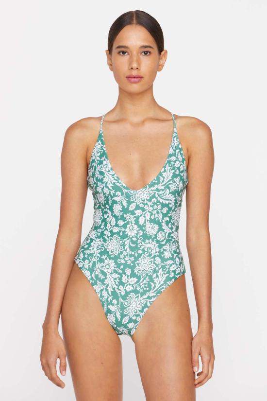  미코 원피스 수영복 탈리아 원피스 바틱 그린