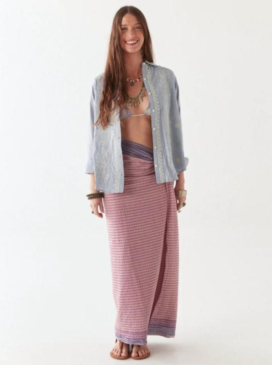  메종 호텔 블라우스 갠지스  인디고 - MAISON HOTEL