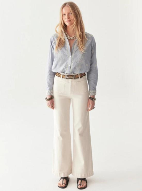  메종 호텔 블라우스 갠지스  인디고 - MAISON HOTEL