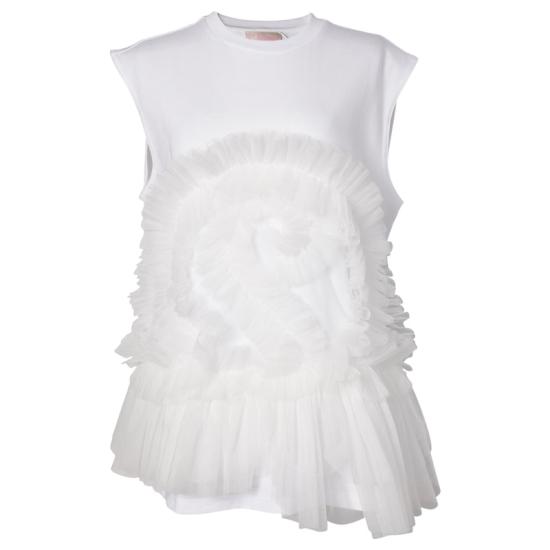 25SS VIVIANO 민소매 티셔츠 CS01WH WHITE