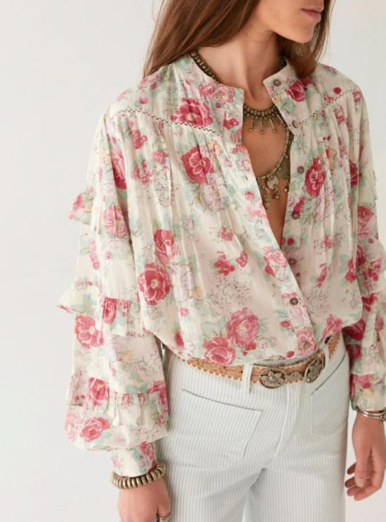  메종 호텔 블라우스 로리타  캔디 로즈 - MAISON HOTEL