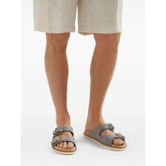 25SS 브루넬로 쿠치넬리 뮬/슬리퍼 MZUSILY235 - BRUNELLO CUCINELLI