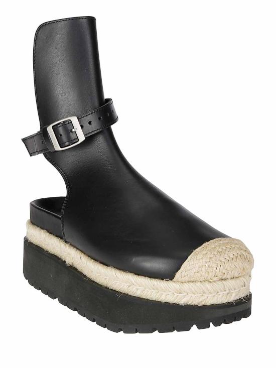 25SS 사카이 뮬/슬리퍼 2507919001 Black - SACAI