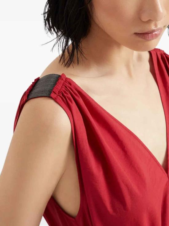  브루넬로 쿠치넬리 스커트 M0F79A5092C3118 Red - BRUNELLO CUCINELLI