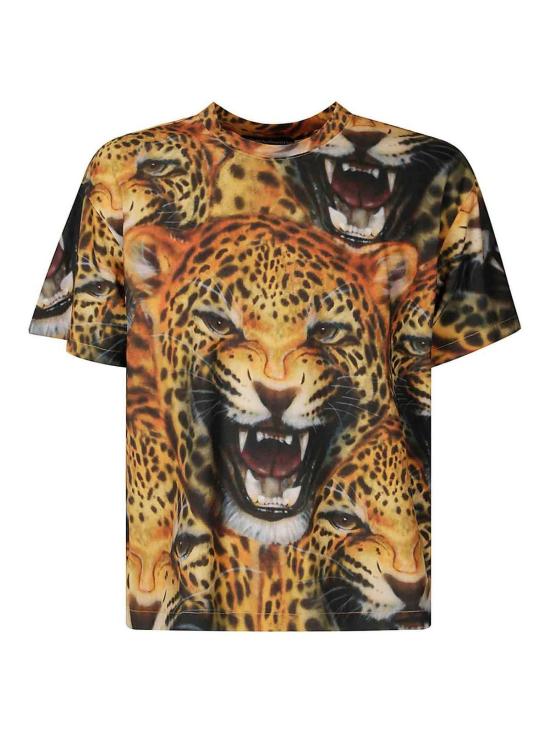  스톡홀름 서프보드 클럽 반팔 티셔츠 U1000178180LEOPARD Animal Print