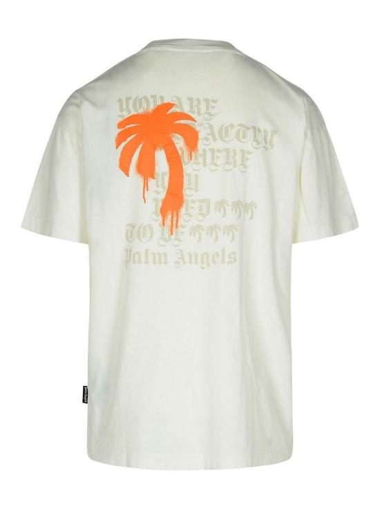  팜앤젤스 반팔 티셔츠 PMAA001F24JER0030320 White - PALM ANGELS