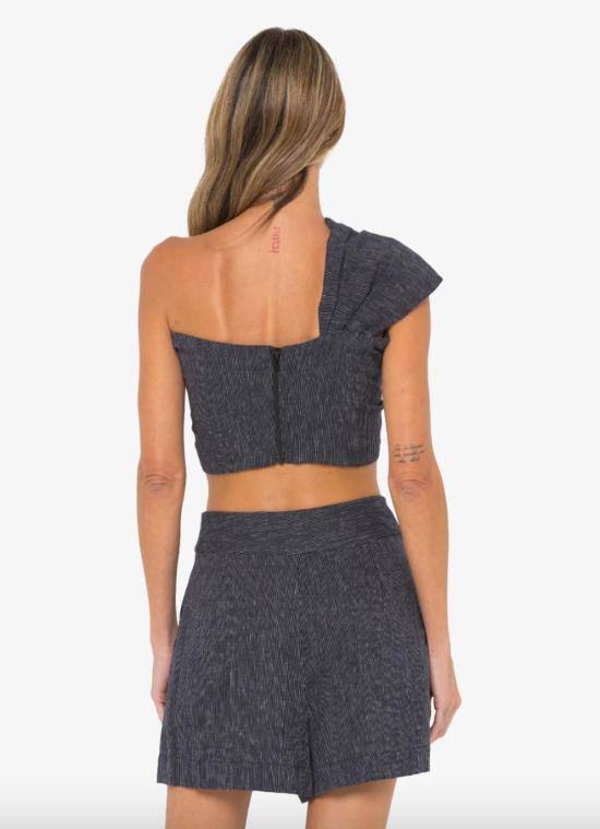  제이비큐 숏팬츠 JBQ 말로우 숏 미드나잇 스트라이프 - JBQ