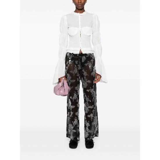 24FW 시에드레스 스트레이트 팬츠 WPF24BT22BKNEDI - SIEDRES