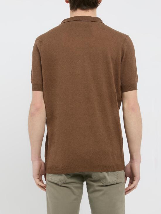 25SS 아마란토 폴로 티셔츠 B9D0016 DU 63M MARRONE - AMARANTO