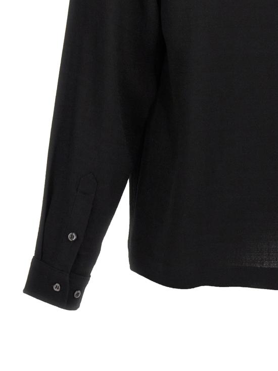  세퍼 긴팔 셔츠 SS24SENSEBLACKCREPE - SEFR