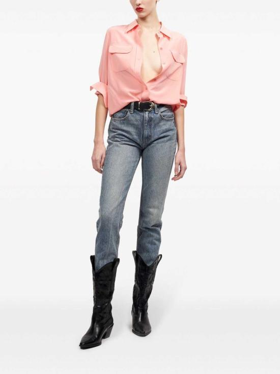  이큅먼트 셔츠 Q23E231FLAMINGOPINK Nude Neutrals - EQUIPMENT