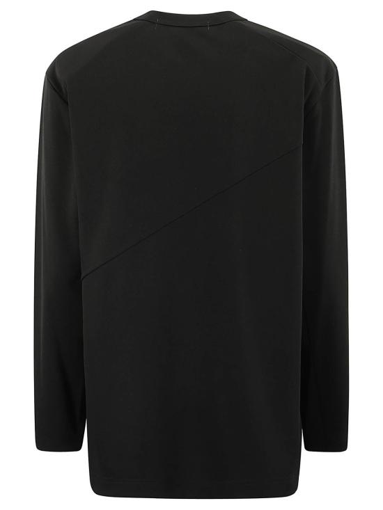 25FW 꼼데가르송 긴팔 티셔츠 RNT004W241 Black - COMME DES GARCONS