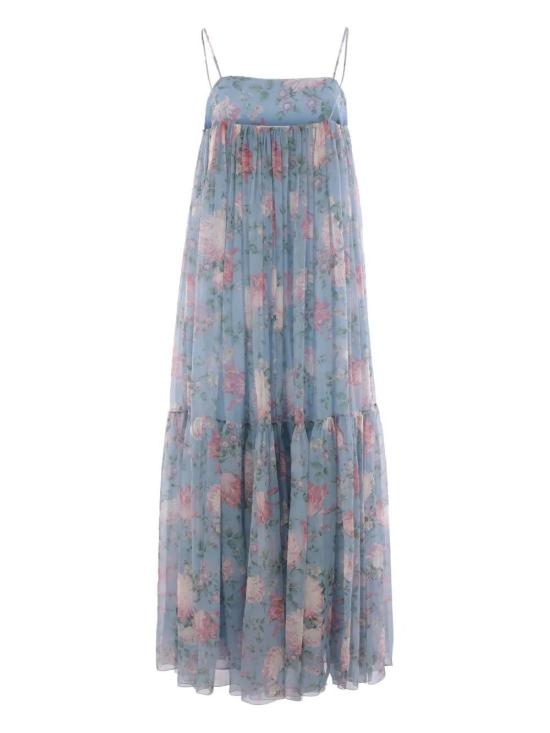 25SS 끌로에 미디 원피스 CH25URO55459 BLUE - CHLOE