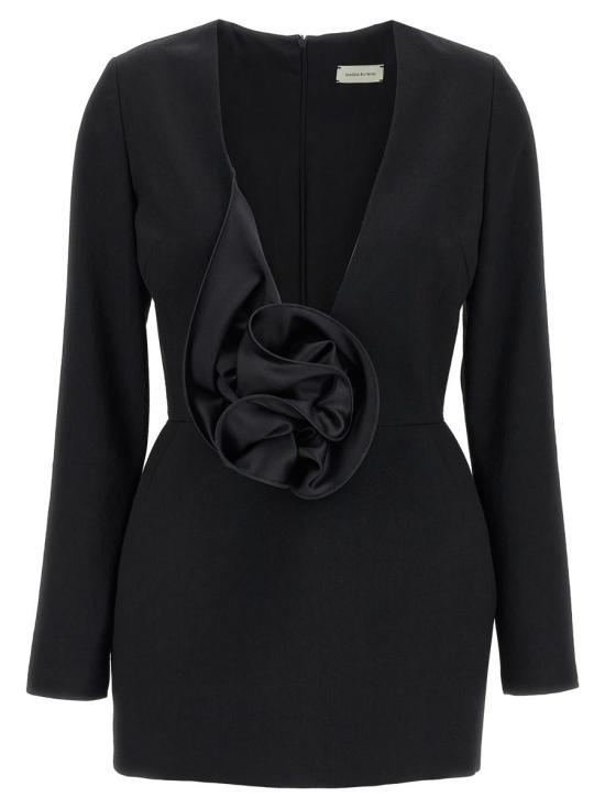 25SS 마그다뷰트림 숏 원피스 444525BLACK Black