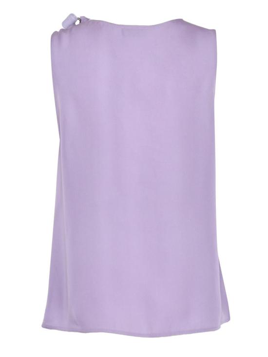 25SS 엠포리오 아르마니 민소매 티셔츠 EW000993TE10518 UA061 235228 Purple - EMPORIO ARMANI