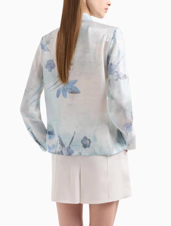 25SS 엠포리오 아르마니 셔츠 EW002140TE13523P1007 BEIGE STAMPA PASTELL - EMPORIO ARMANI