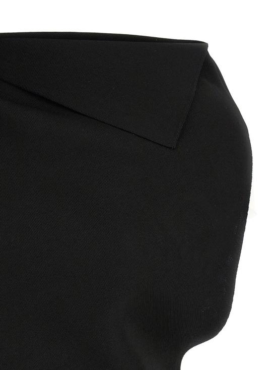 25SS 자크뮈스 긴팔 티셔츠 25E251KN6072437990 Black - JACQUEMUS