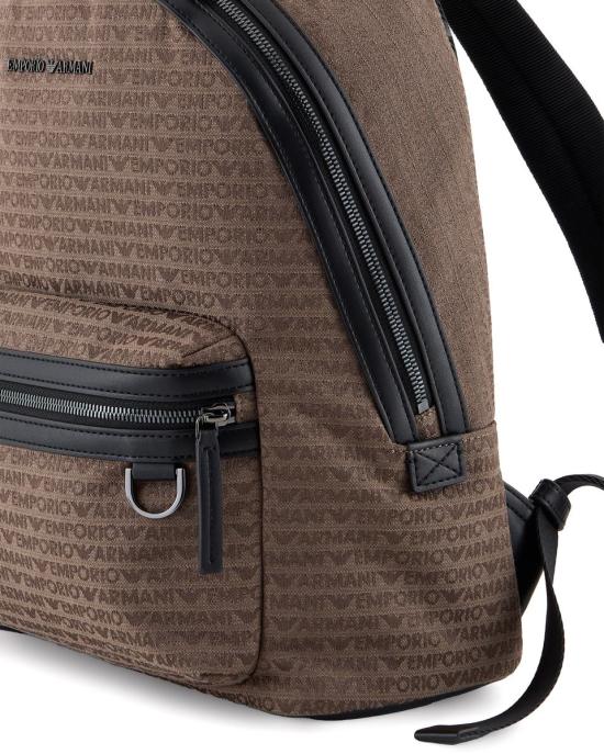 25SS 엠포리오 아르마니 백팩 EM001209AF13823U6195 BROWN
