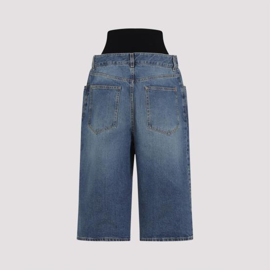 25SS 알라이아 팬츠 AA9P1142T536A 525 BLEU VINTAGE BLUE - ALAIA