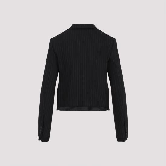 25SS 미우미우 자켓 MH1783SOOO 16FA F0002 NERO BLACK - MIU MIU