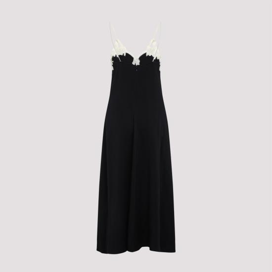 25SS 질샌더 롱 원피스 J02CT0468 J76018 001 BLACK - JIL SANDER