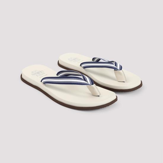 25SS 브루넬로 쿠치넬리 부츠 MZUNAVH328 CJR38 NAVY WHITE - BRUNELLO CUCINELLI