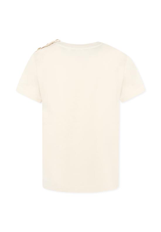  [키즈] 발망 티셔츠 BU8A11 Z1751 106 BEIGE - BALMAIN