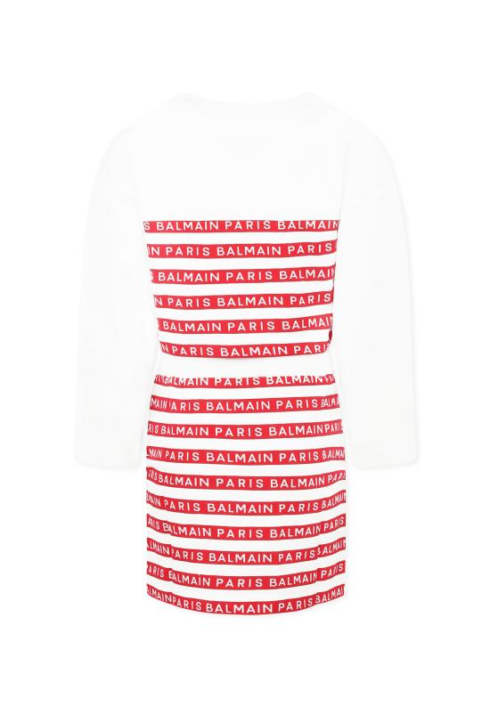  [키즈] 발망 트레이닝 웨어 BU3B20 Z1909 100RO WHITE - BALMAIN