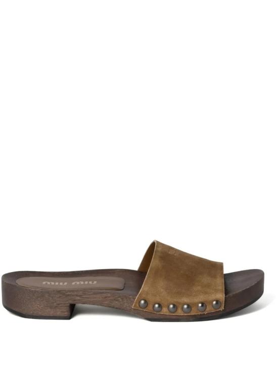 25SS 미우미우 뮬/슬리퍼 5Z425E Z5OF0401 Beige