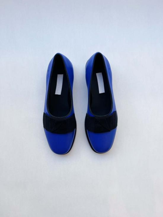  Suzanne Rae 뮬/슬리퍼 수잔 레이 오페라 펌프 블루 나파