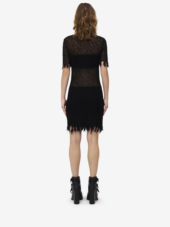 25SS 알렉산더 맥퀸 숏 원피스 833380Q1BD1 1000 Black - ALEXANDER MCQUEEN