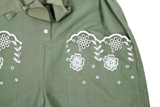 25SS [키즈] 모나리자 원피스 179201 97530024 Green - MONNALISA