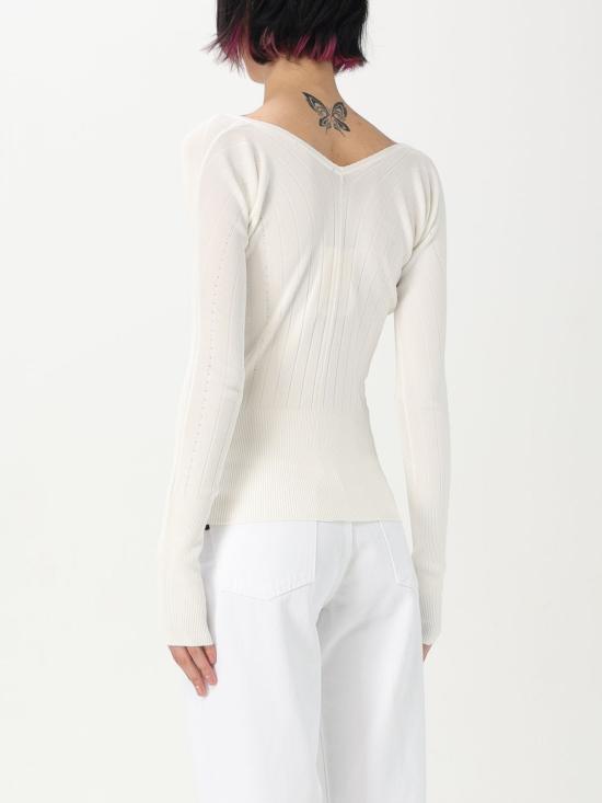 25FW 자크뮈스 스웨터 241KN3572358 110 White - JACQUEMUS