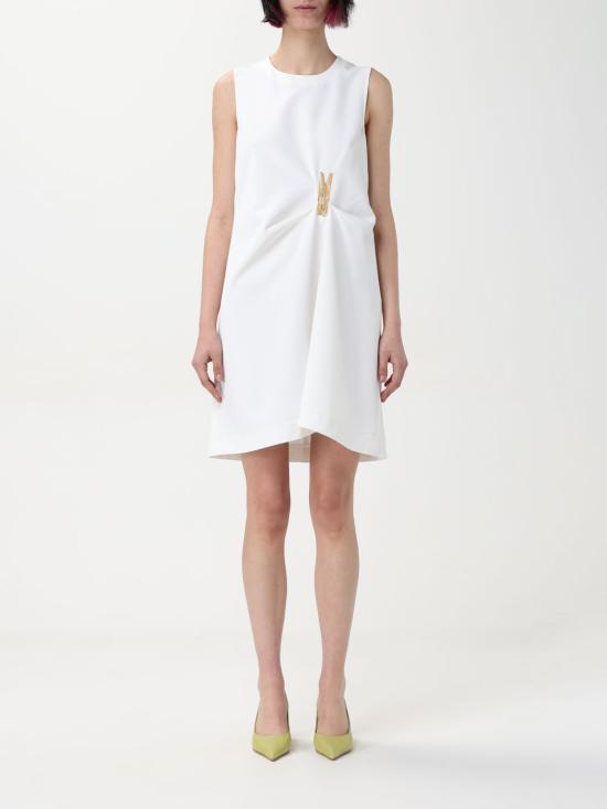 25FW 모스키노 숏 원피스 04043722 1002 White