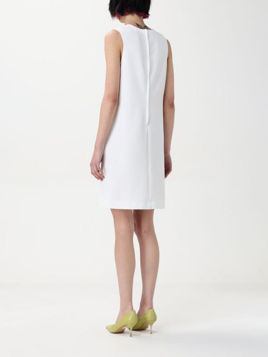 25FW 모스키노 숏 원피스 04043722 1002 White - MOSCHINO