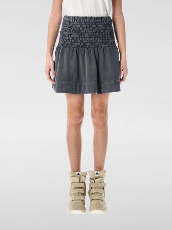 25SS 이자벨마랑에뚜왈 숏 스커트 JU0146FBC1G03E 02GY Grey