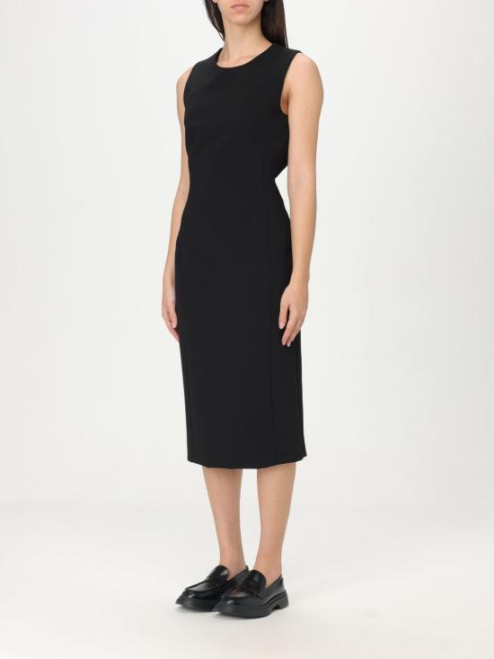 25FW 모스키노 롱 원피스 04460524 0555 Black - MOSCHINO