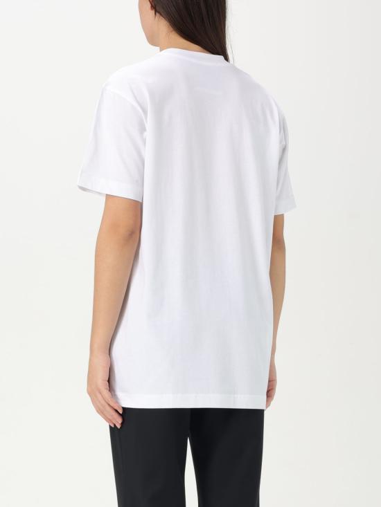 25FW 모스키노 반팔 티셔츠 07010541 1001 White - MOSCHINO