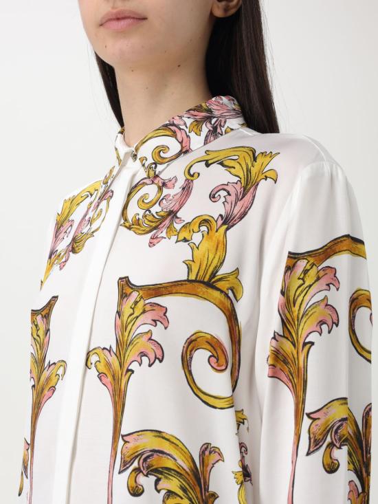 25FW 베르사체 블라우스 78HAL2P1NS634 G03 White - VERSACE