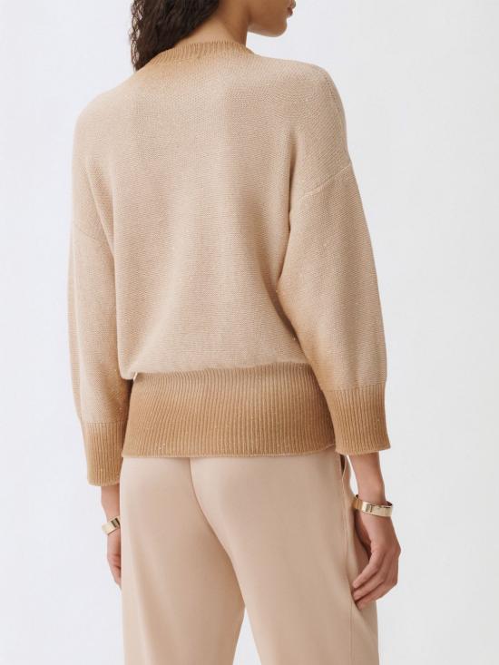 25FW 파비아나 필리피 그레이디언트 효과 스웨터 MAD275F568L382 1261 Sand - FABIANA FILIPPI