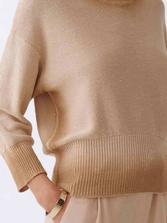 25FW 파비아나 필리피 그레이디언트 효과 스웨터 MAD275F568L382 1261 Sand - FABIANA FILIPPI