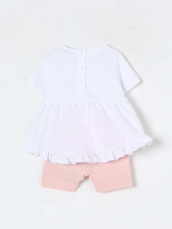 25FW [키즈] 몽클레어 오버롤 8M0001289AUM F05 White - MONCLER