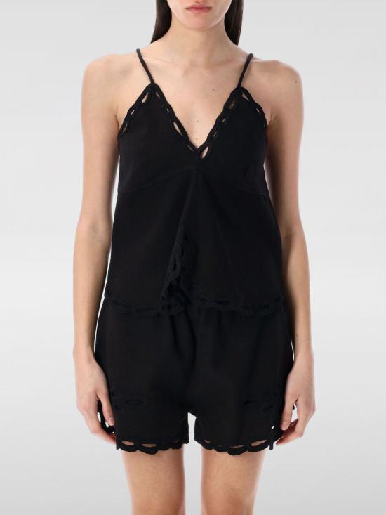 25SS 이자벨마랑에뚜왈 민소매 티셔츠 HT0537FAC1J12E 02FK Black