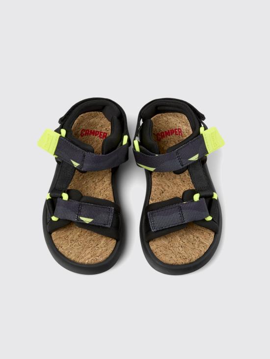 25SS [키즈] 캠퍼 슈즈 K800579 006 PELOTAS FLOTA 0 Black - CAMPER