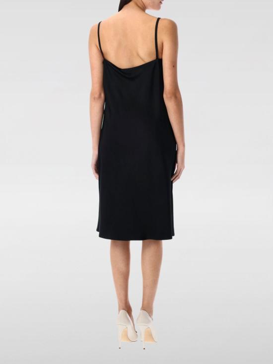 25SS 베르사체 미디 원피스 10189341A10194 1B000 Black - VERSACE